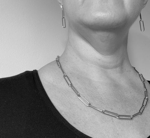 Steel Paperclips Chain 20”