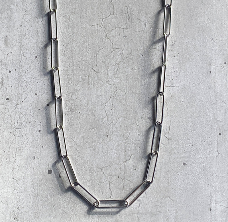 Steel Paperclips Chain 28”