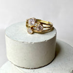 Dotty 18ct yellow gold and Diamond Ring