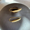 Gold Leaf Hook Earrings