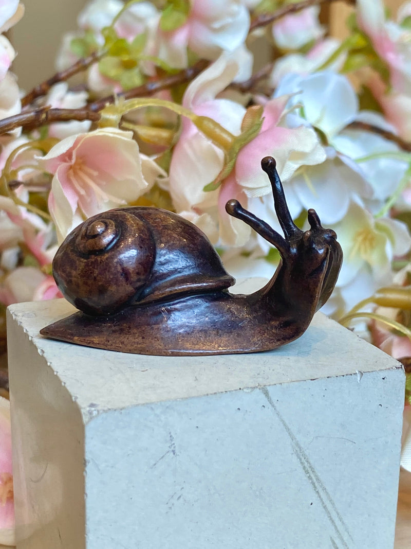 Miniature Bronze Large Snail