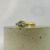 Gold Aquamarine Ring