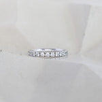 A Vintage Style Scalloped Eternity Band